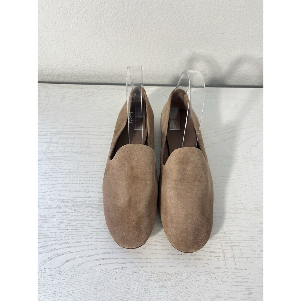 Vince Marley Loafers Womens in Hydrangea Suede Leather Shoes Size 8 Slip On $250